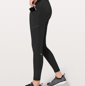 Lululemon leggings with side and back pockets